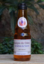 Vinaigre de cidre au safran